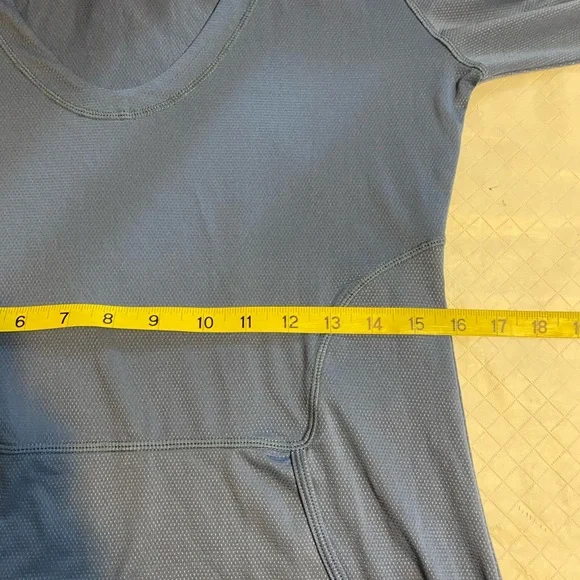 Wave Life Blue Hooded SPF 50 long sleeve tunic length medium - Picture 4 of 9